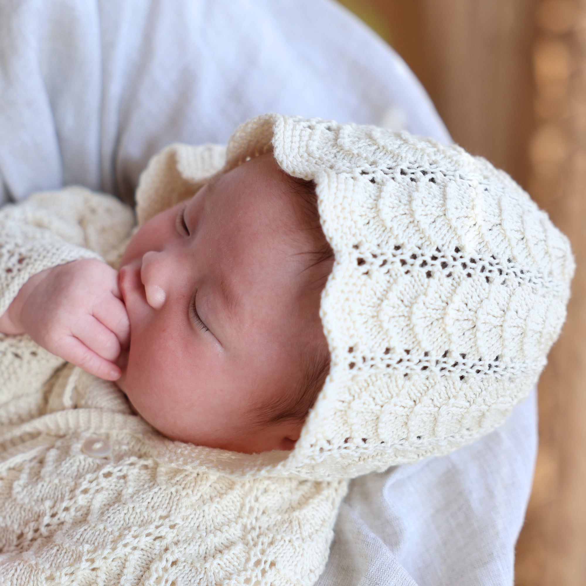 ベビードレス(帽子付き)