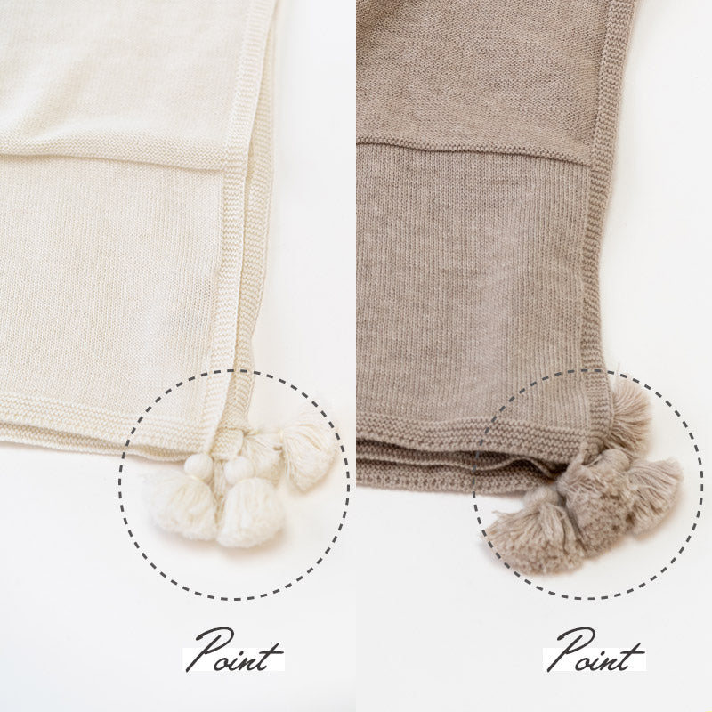 黄金比カシミヤ&シルクブレンドギフトセット(アイボリー)