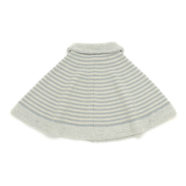 ボーダーニットケープ