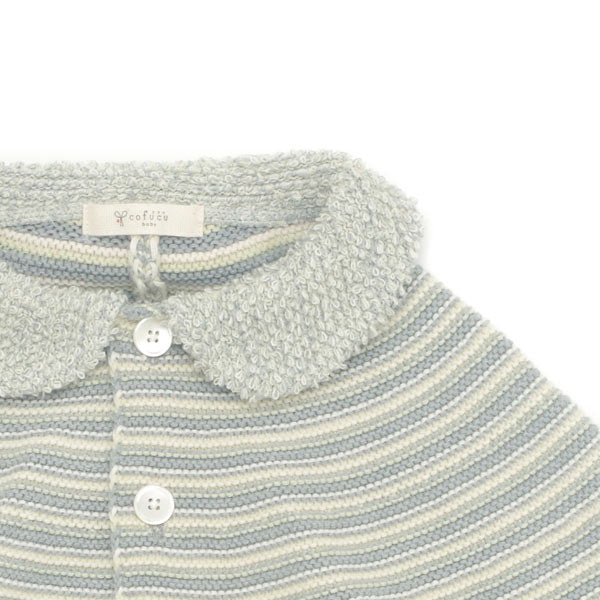 ボーダーニットケープ