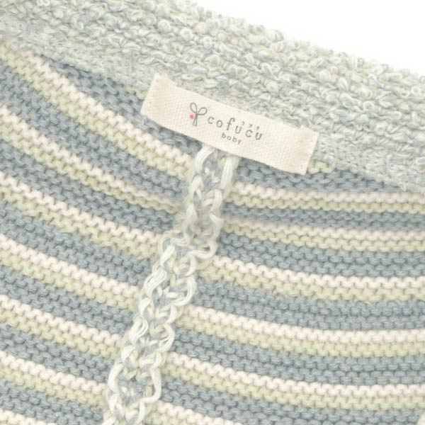 ボーダーニットケープ