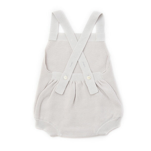 ガータータスキがけロンパース(グレー)