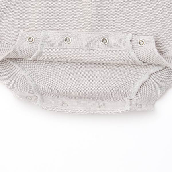 ガータータスキがけロンパース(グレー)