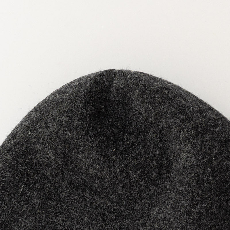 ウールハットきのこ(チャコール)