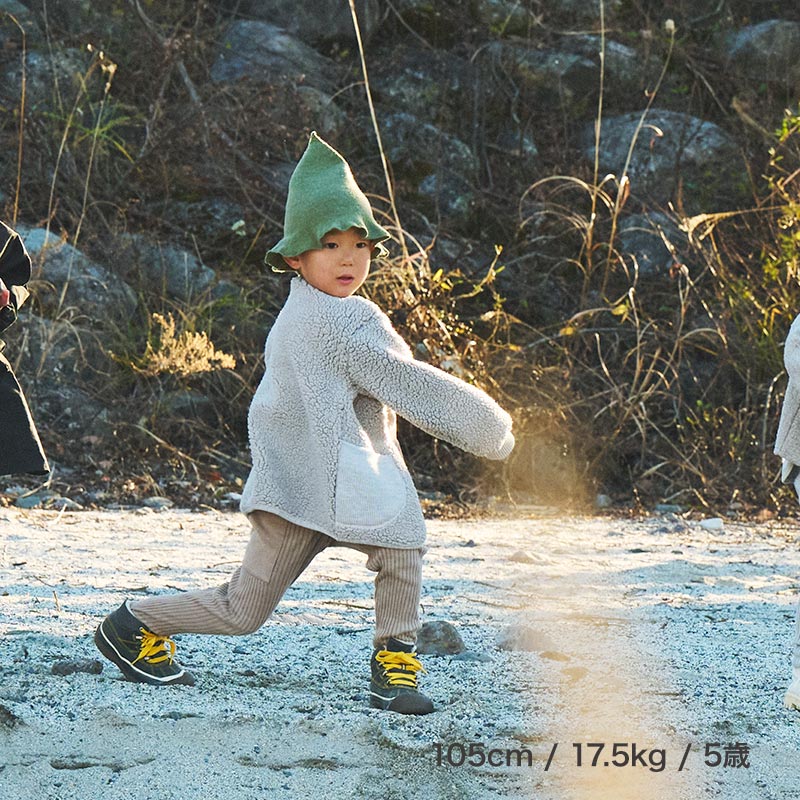 ウールハットとんがり(モスグリーン)
