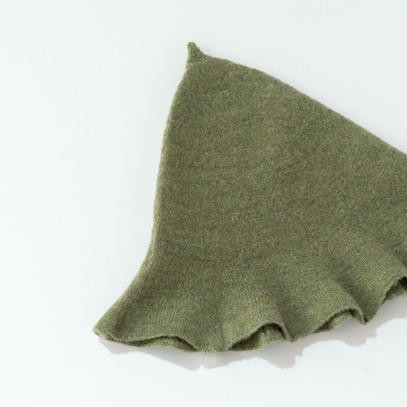 ウールハットとんがり(モスグリーン)