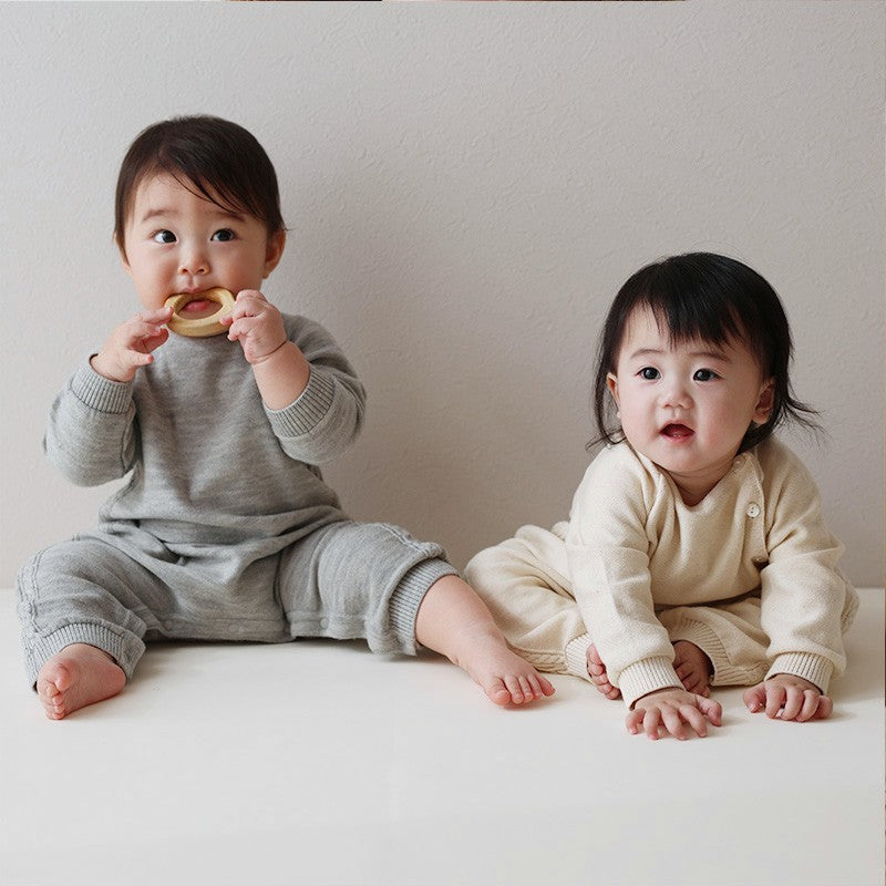 ウールラグランカバーオール