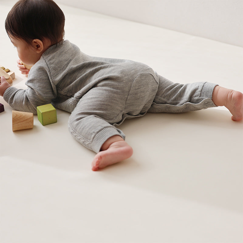 ウールラグランカバーオール