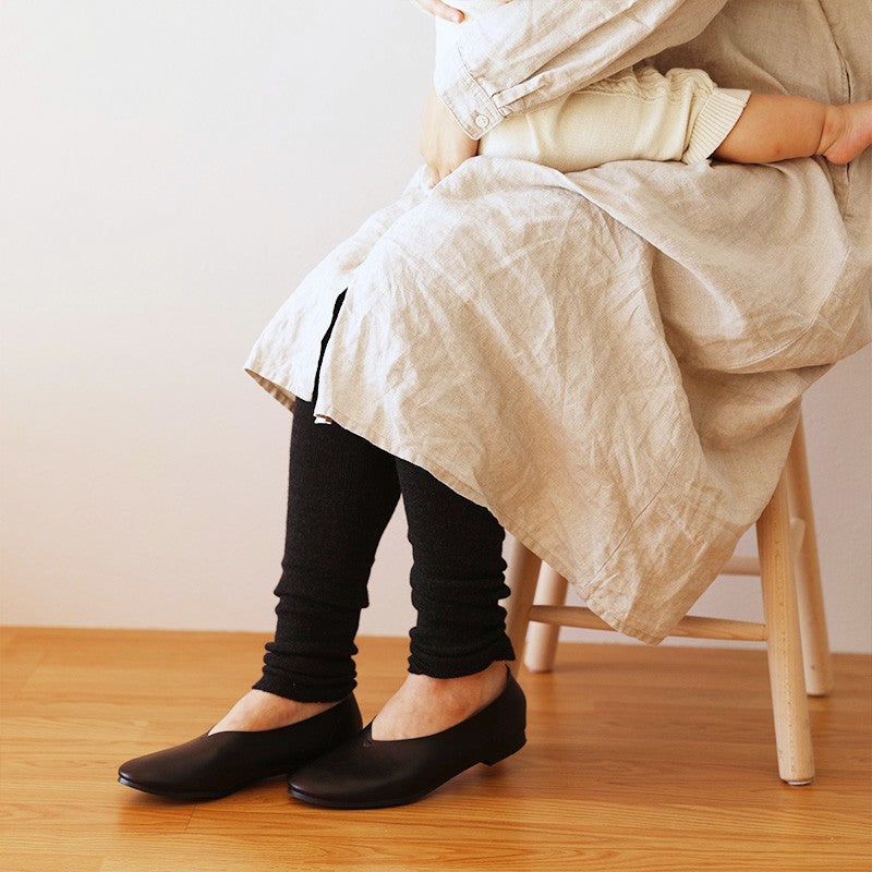 ウインザーオパール 無縫製レギンス 大人(ダークグレー)