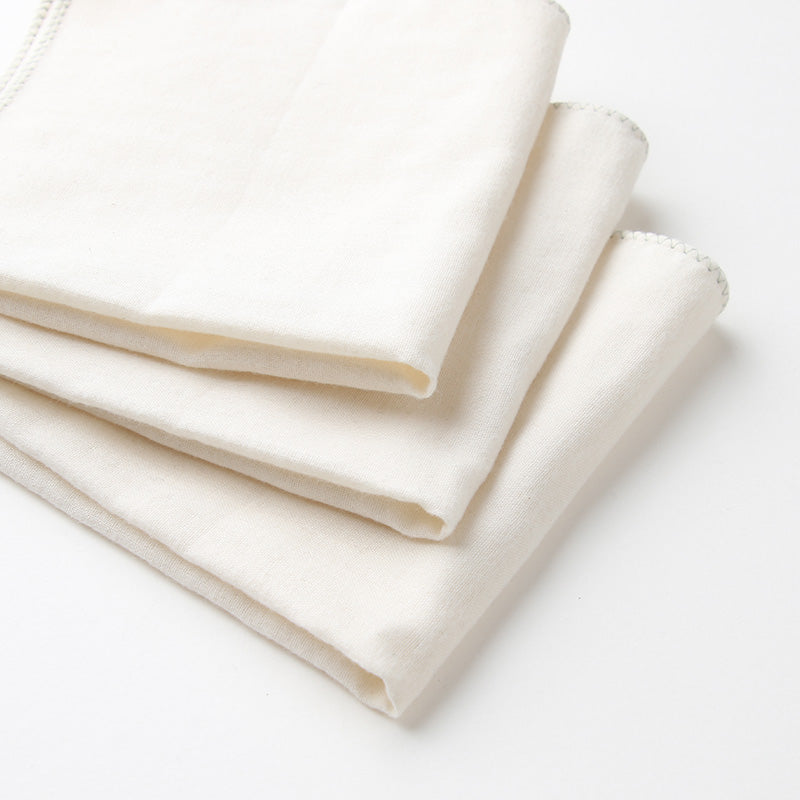 赤ちゃんのためのガーゼハンカチ(32x32cm 3枚セット)