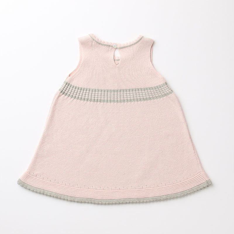 ノースリーブフレアーワンピース(さくらねずみ)