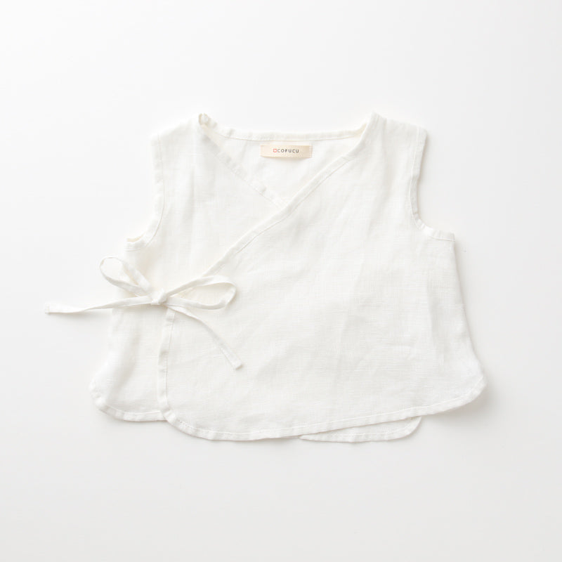 麻の前合わせ上着