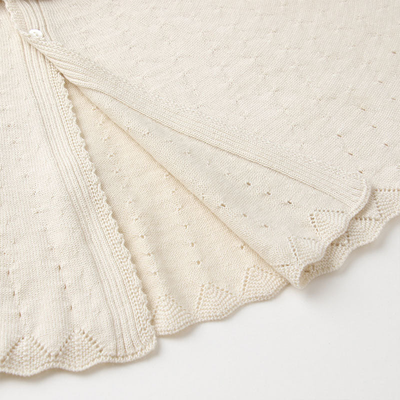 マシュマロ衿付きマント(アイボリー)