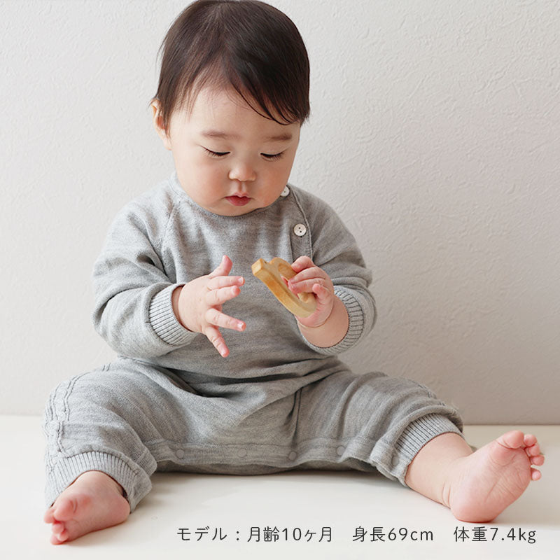 ウールラグランカバーオール