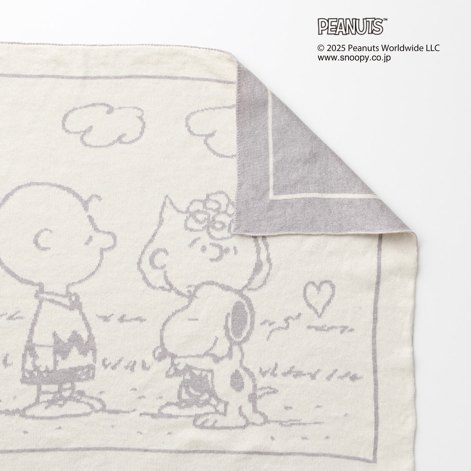 PEANUTS オーガニックコットンアフガン コミック