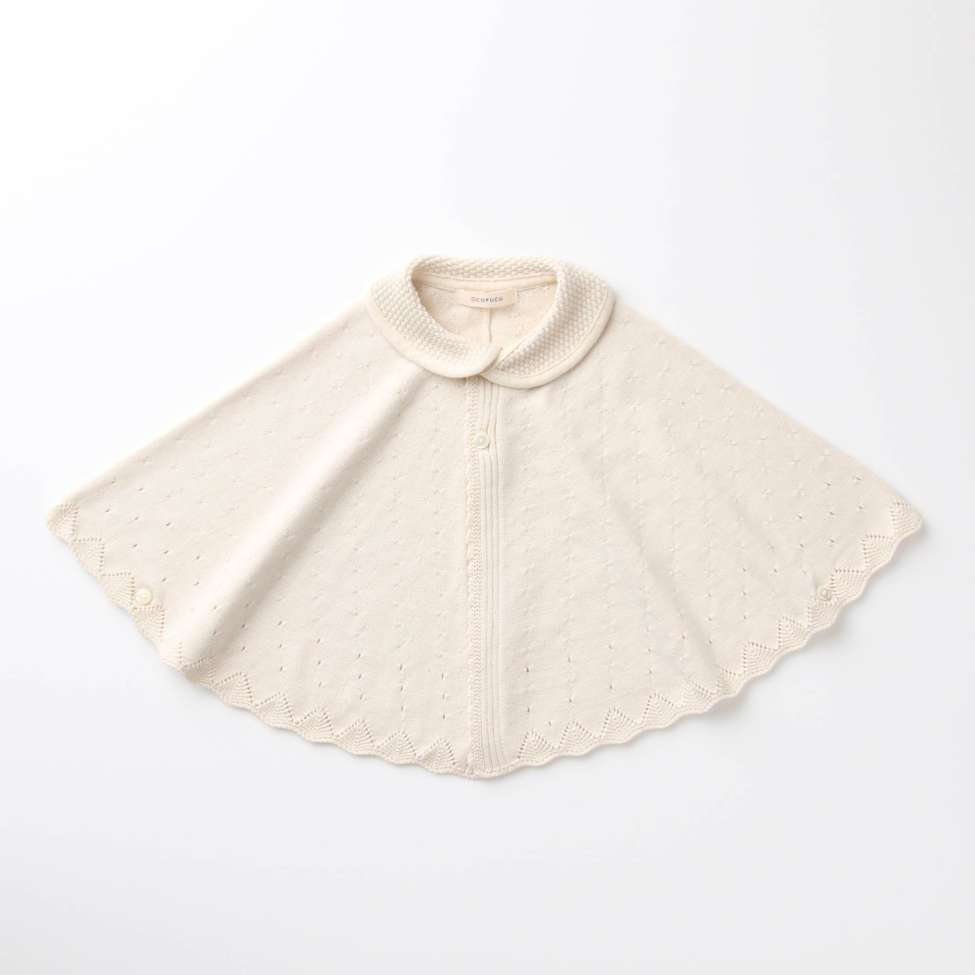 衿付き一重ケープ(生成)