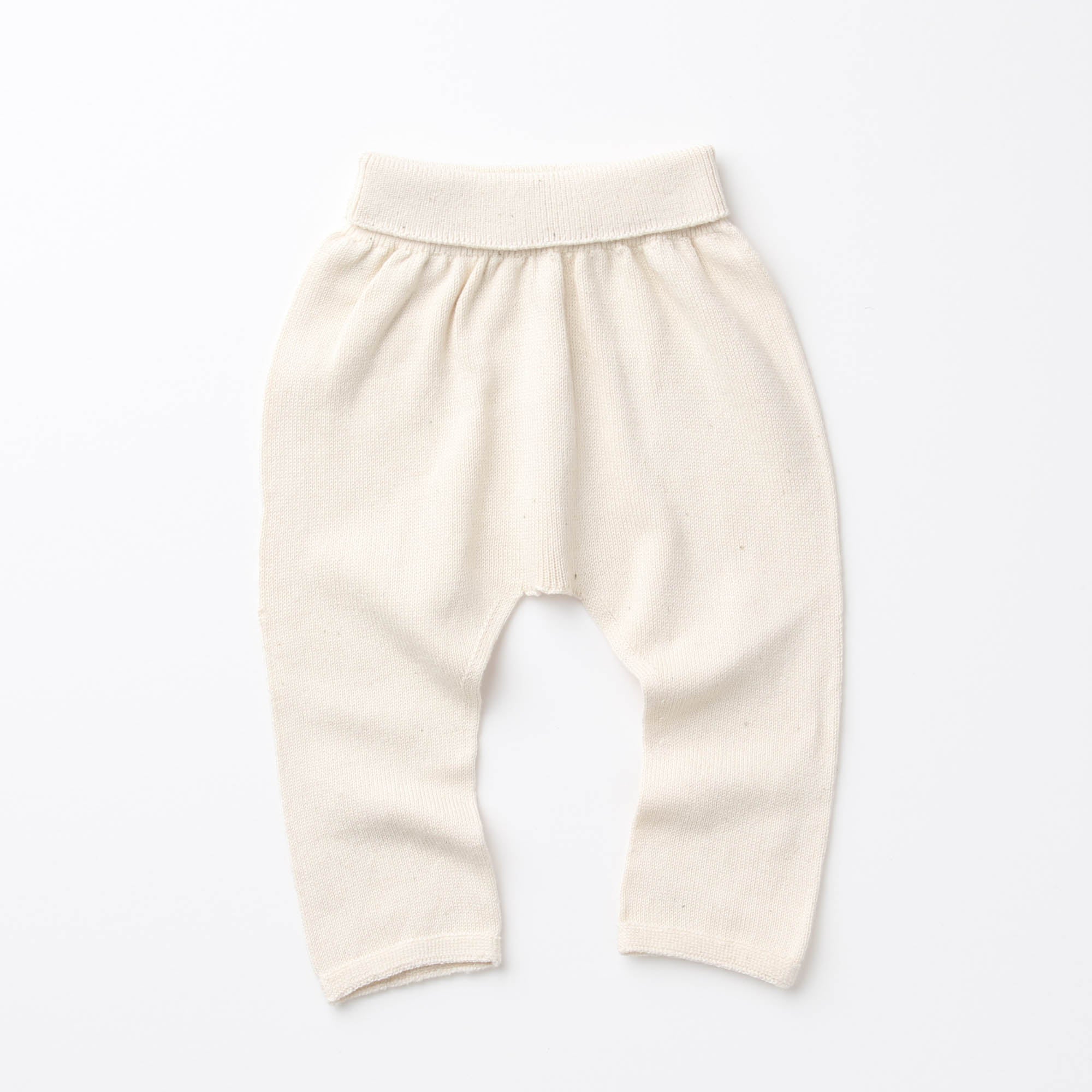 オーガニックコットン腹巻きにもなる縫い目のないパンツ