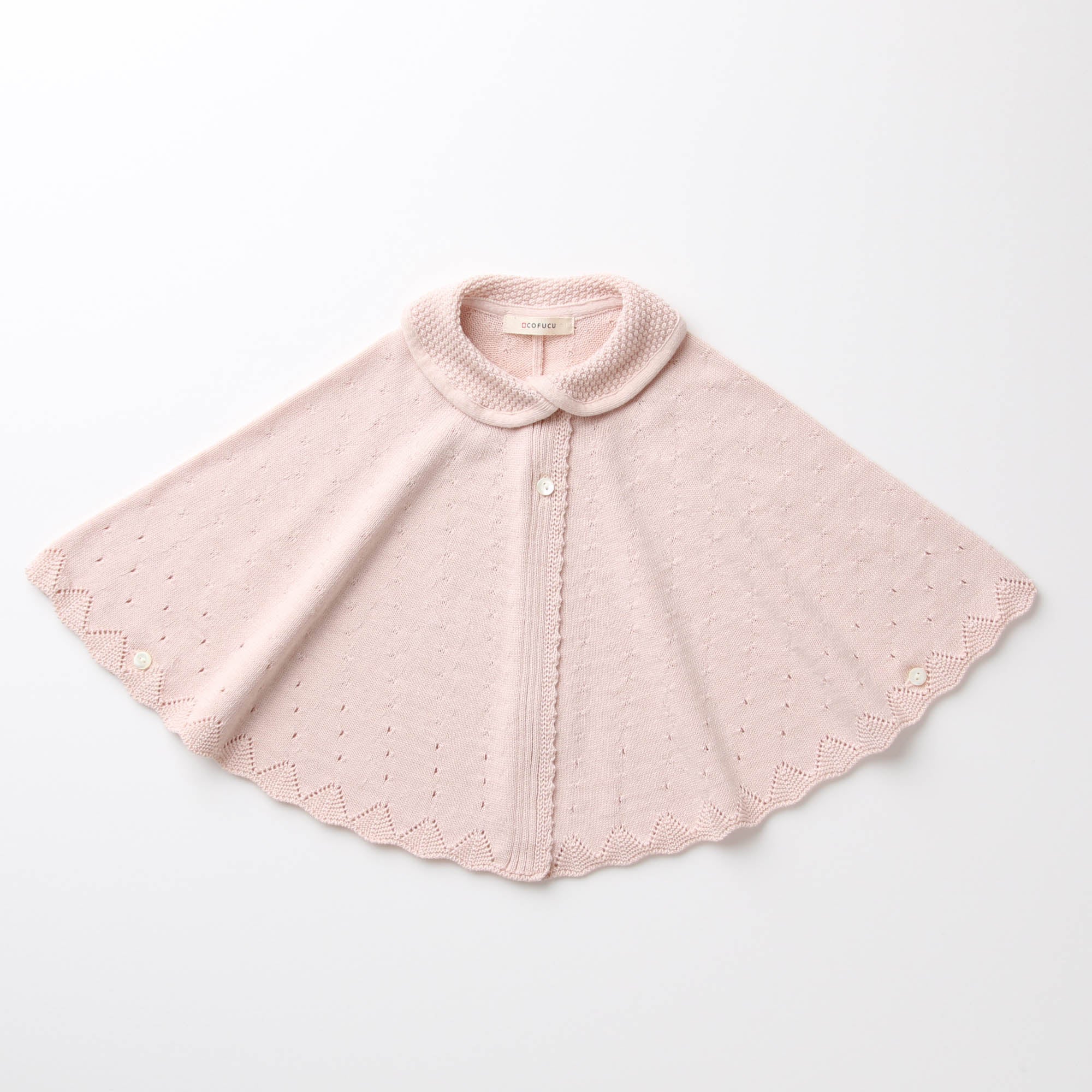 衿付き一重ケープ(さくらねずみ)