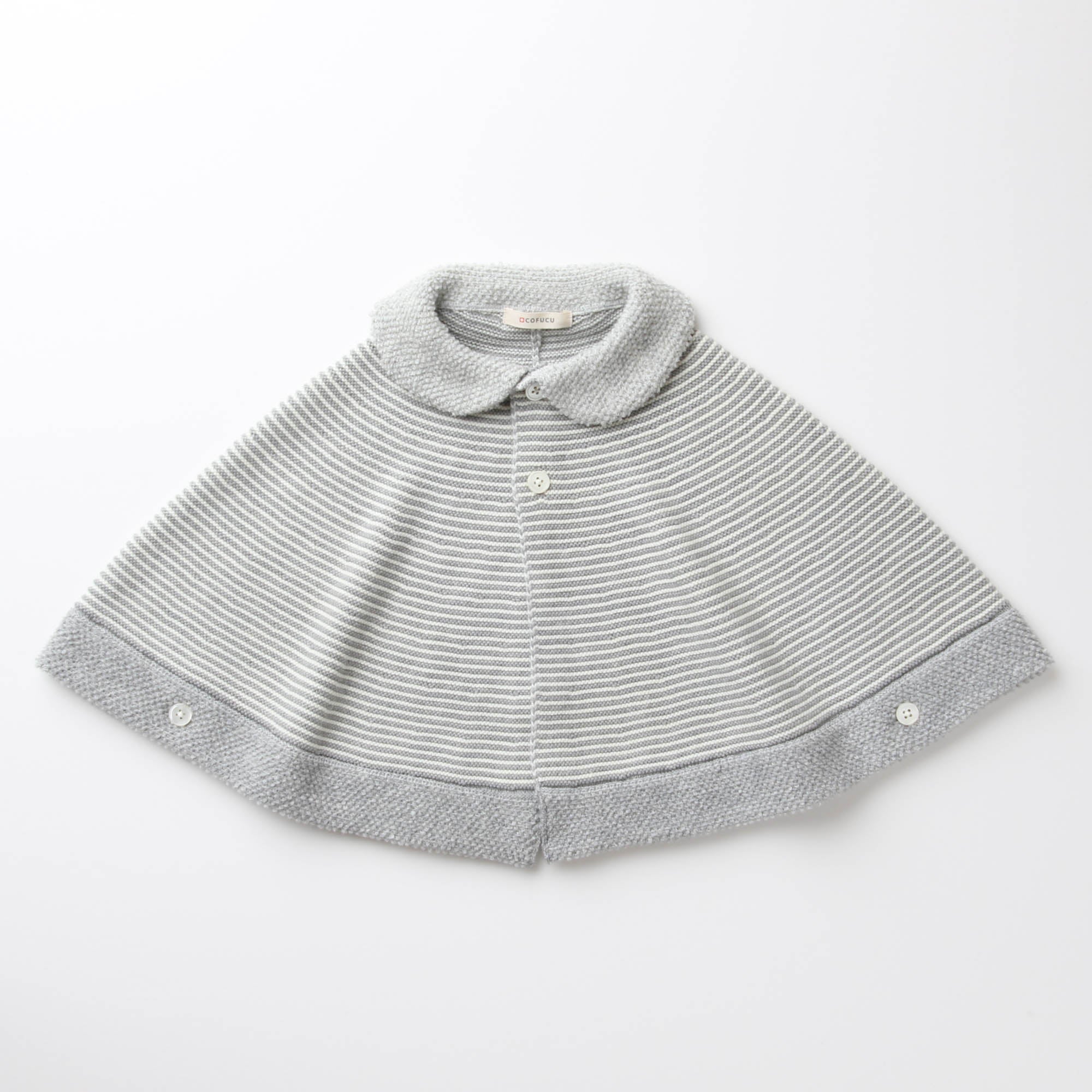 ウインザーオパールケープ(オフ白×グレー)