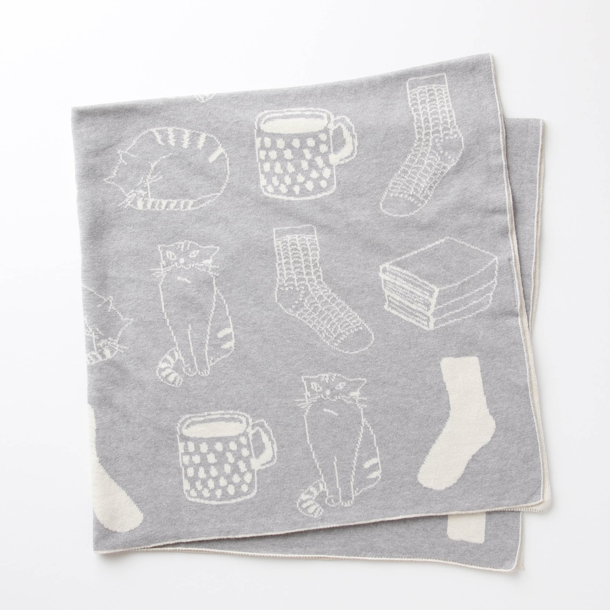 ねこ柄アフガン