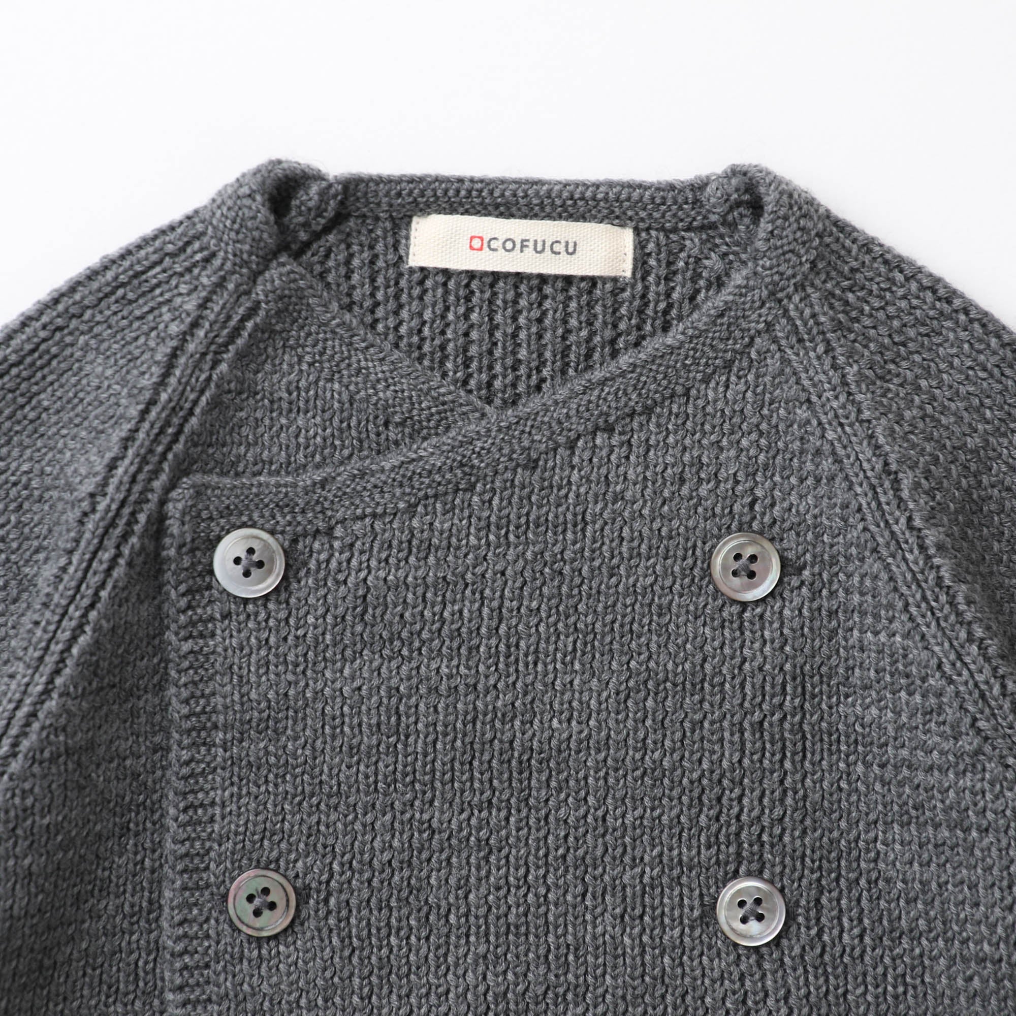 ダブルカーディガン