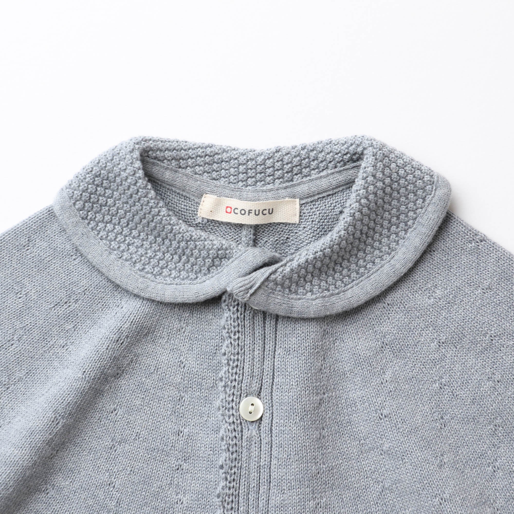 衿付き一重ケープ(紺青)