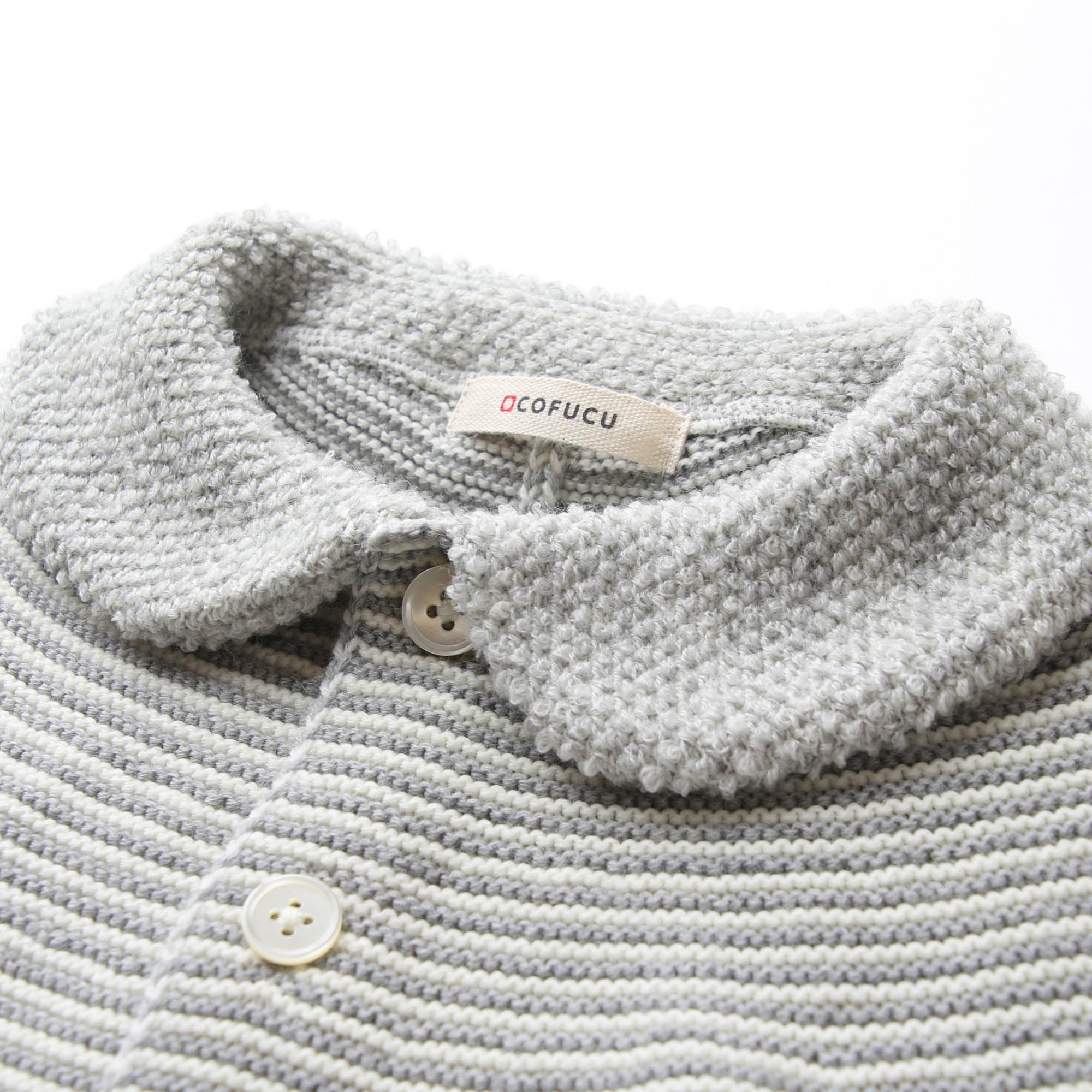 ウインザーオパールケープ(オフ白×グレー)