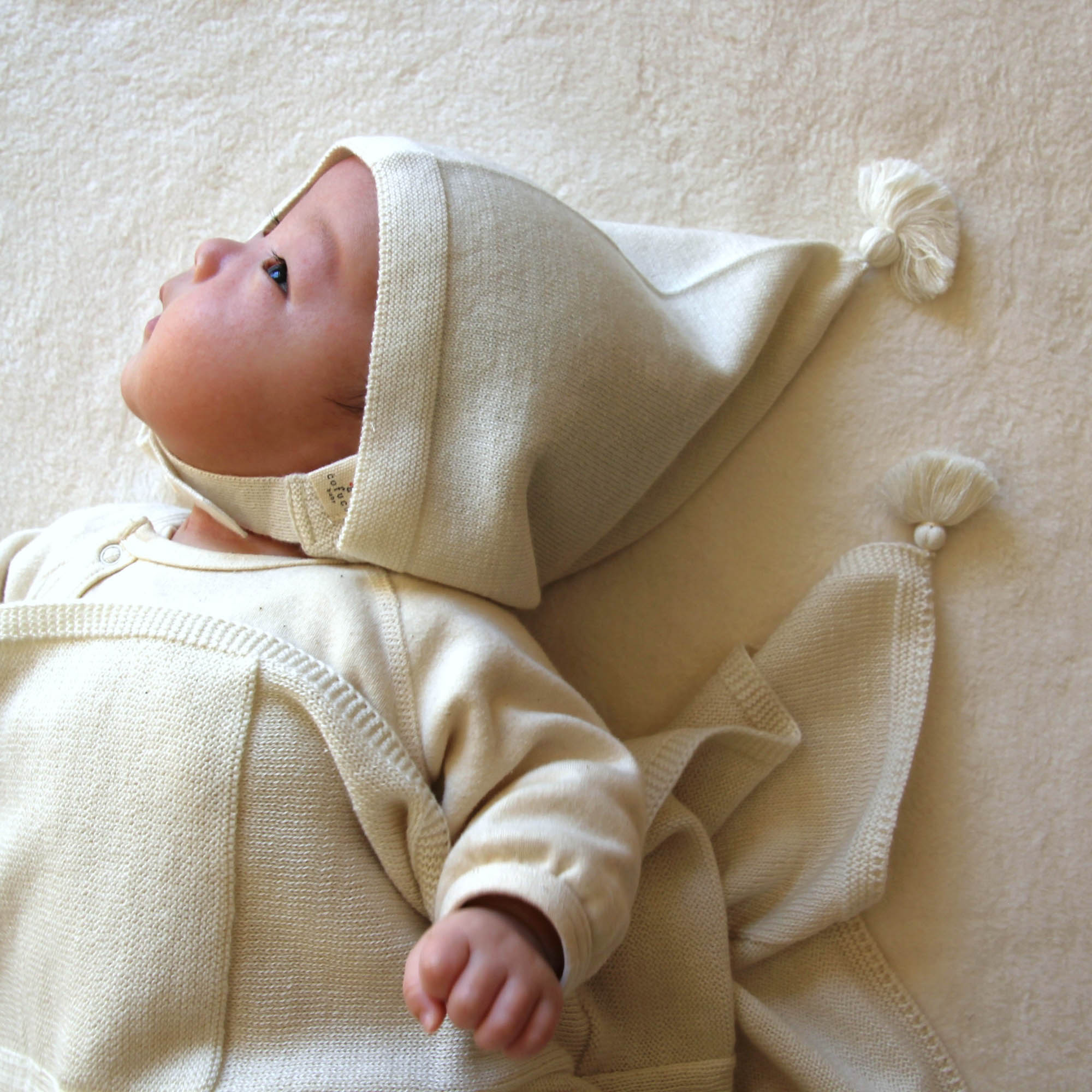 黄金比カシミヤ&シルクブレンドギフトセット(アイボリー)