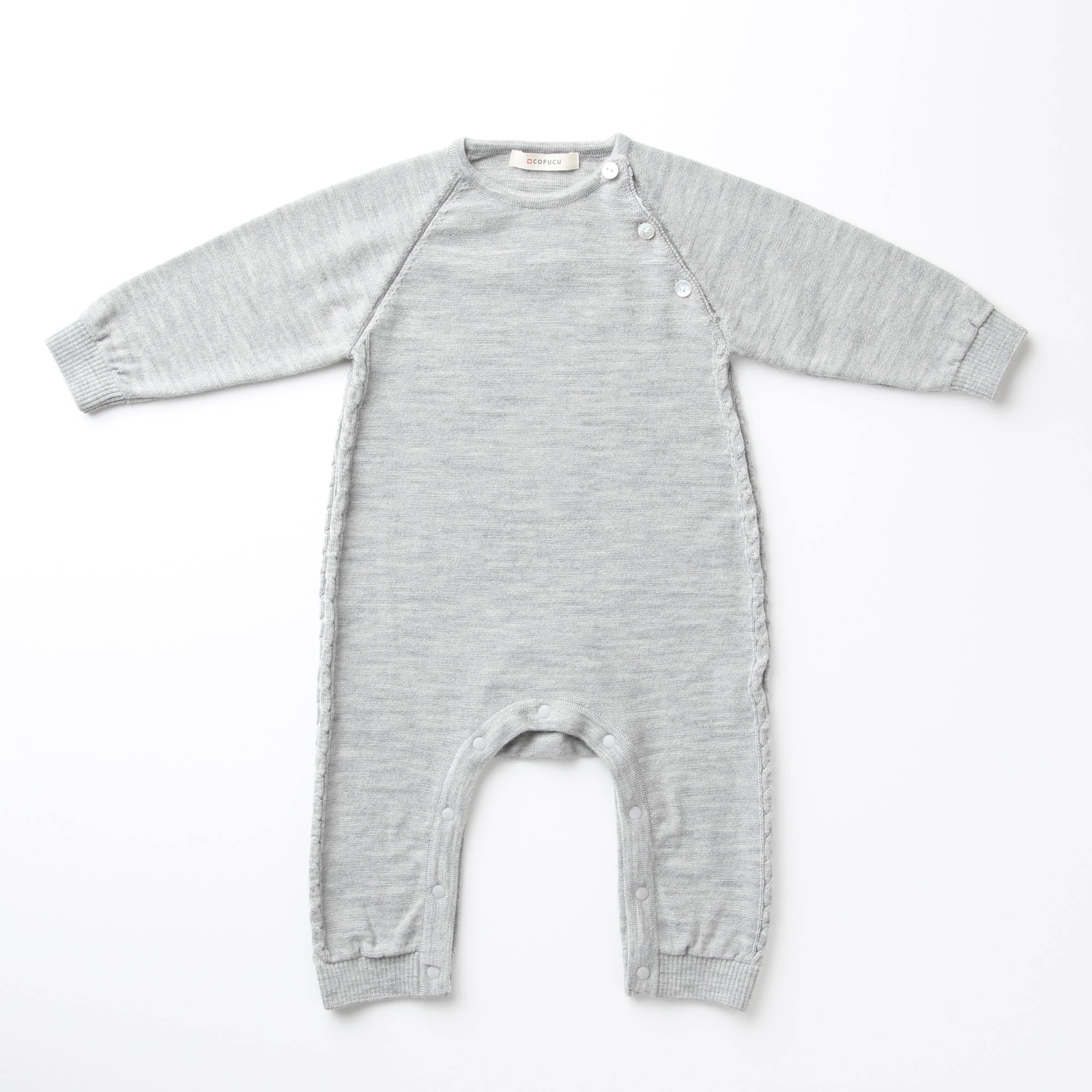 ウールラグランカバーオール