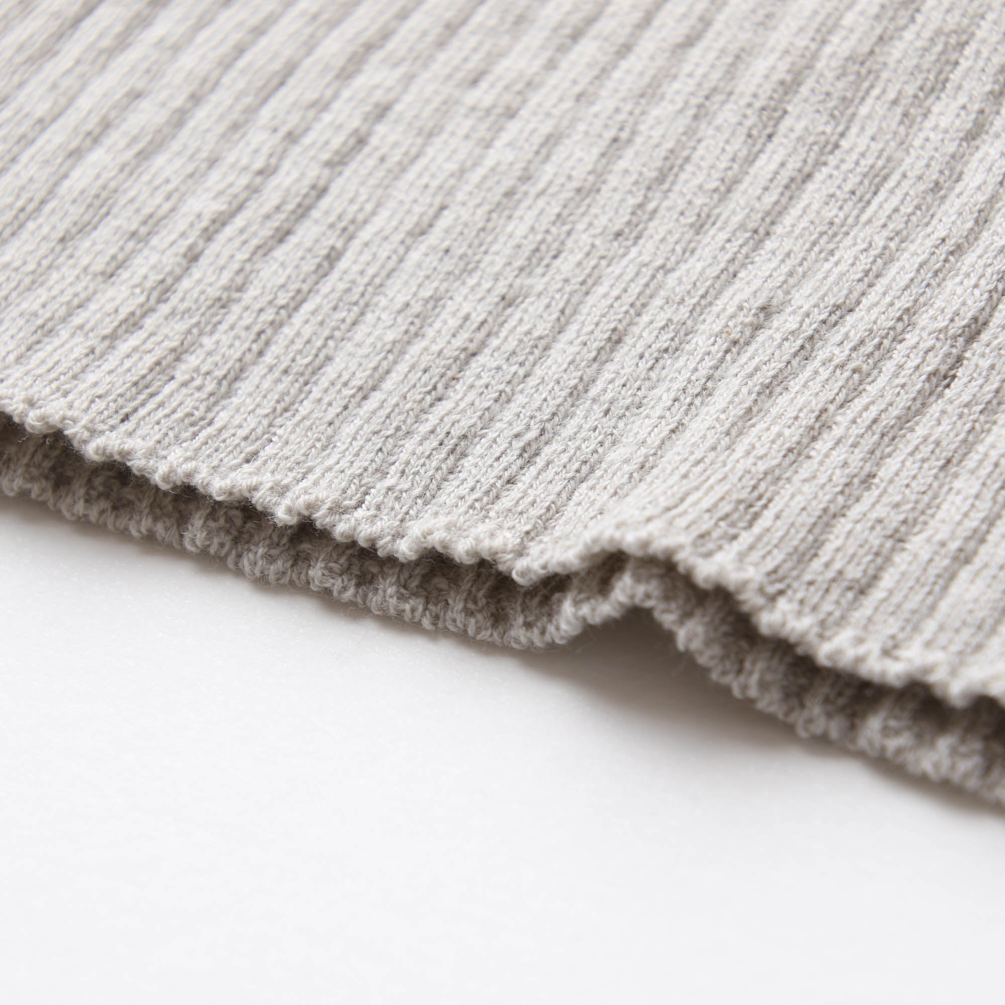 オーガニックコットンラグランリブニット(古色)