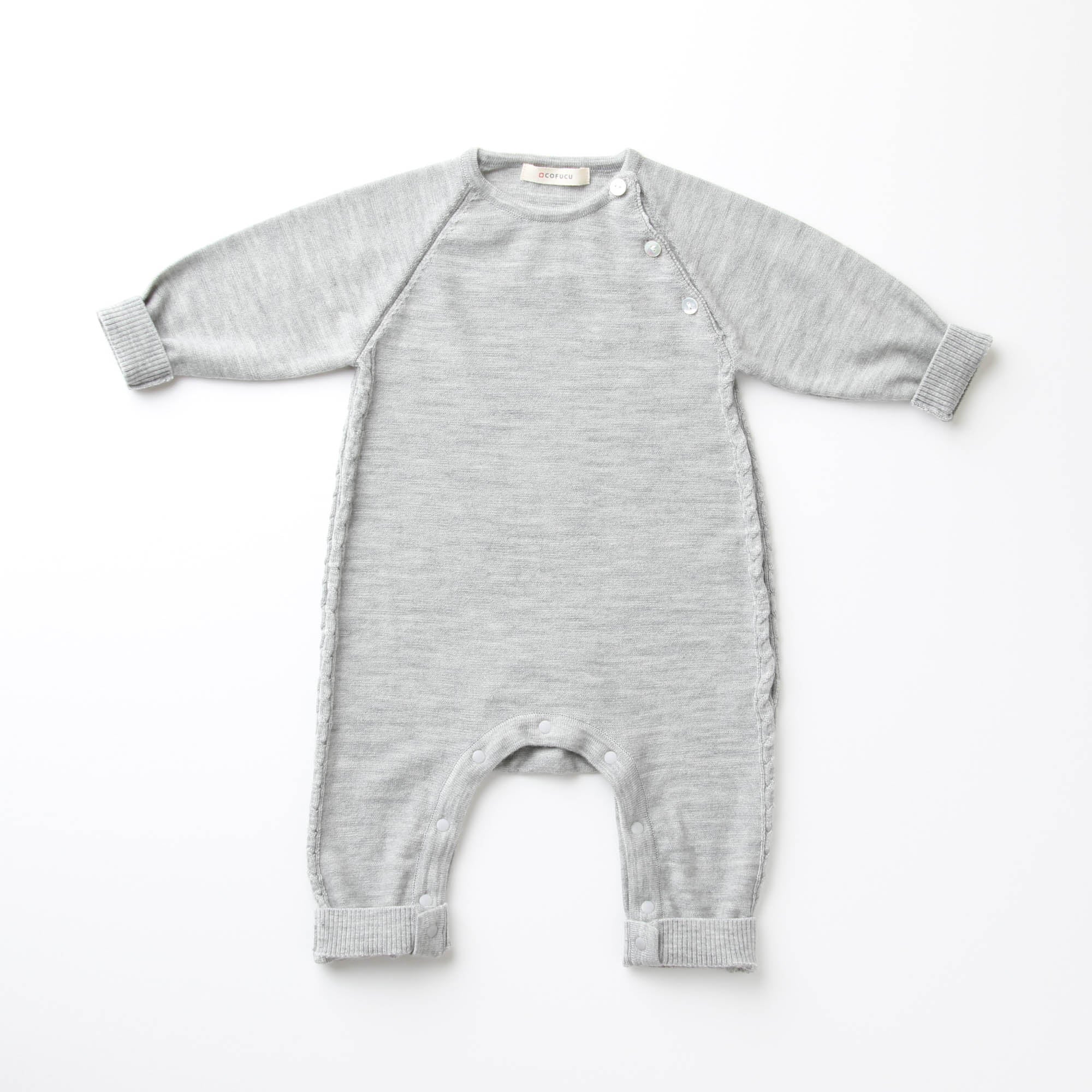 ウールラグランカバーオール