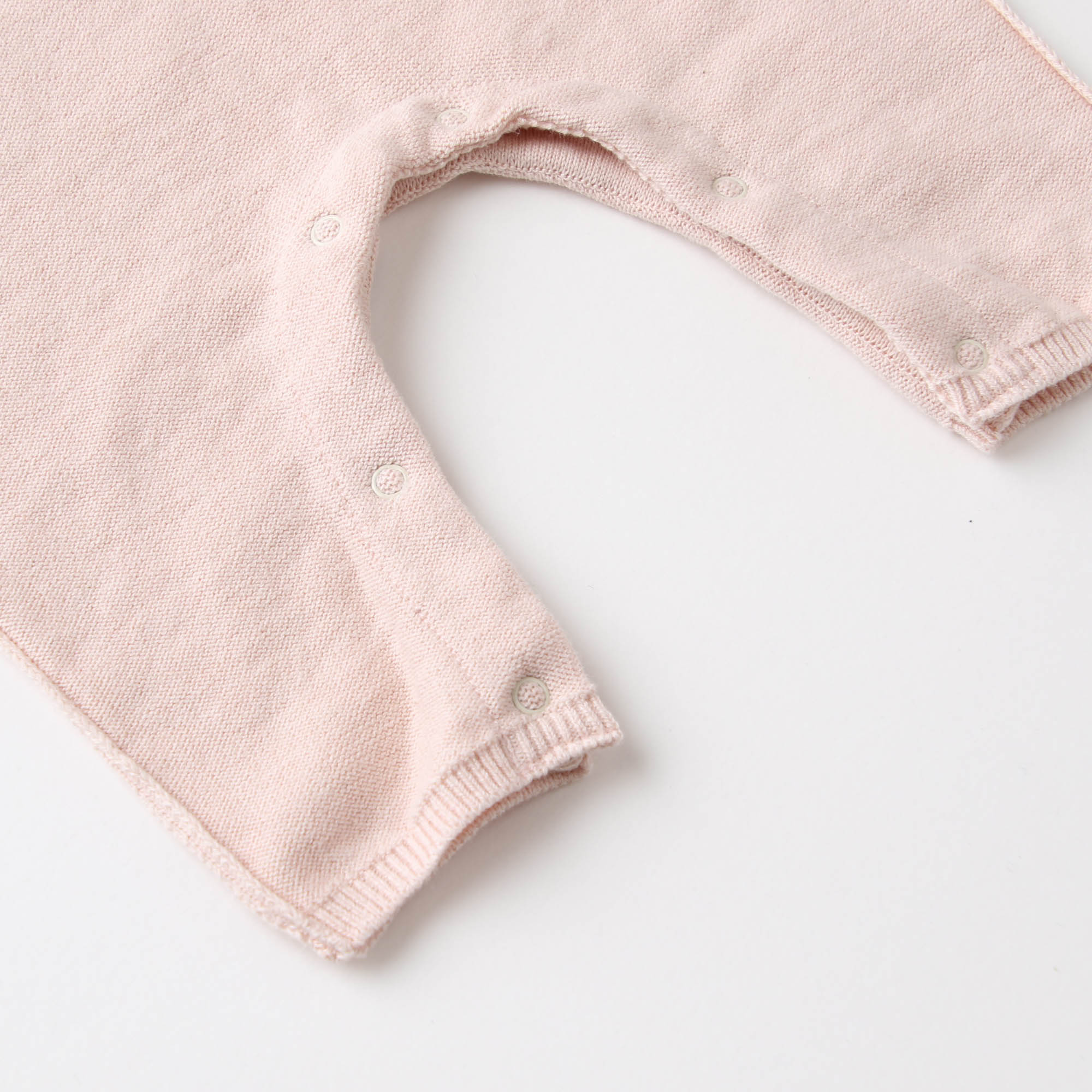 ラグランカバーオール(さくらねずみ)