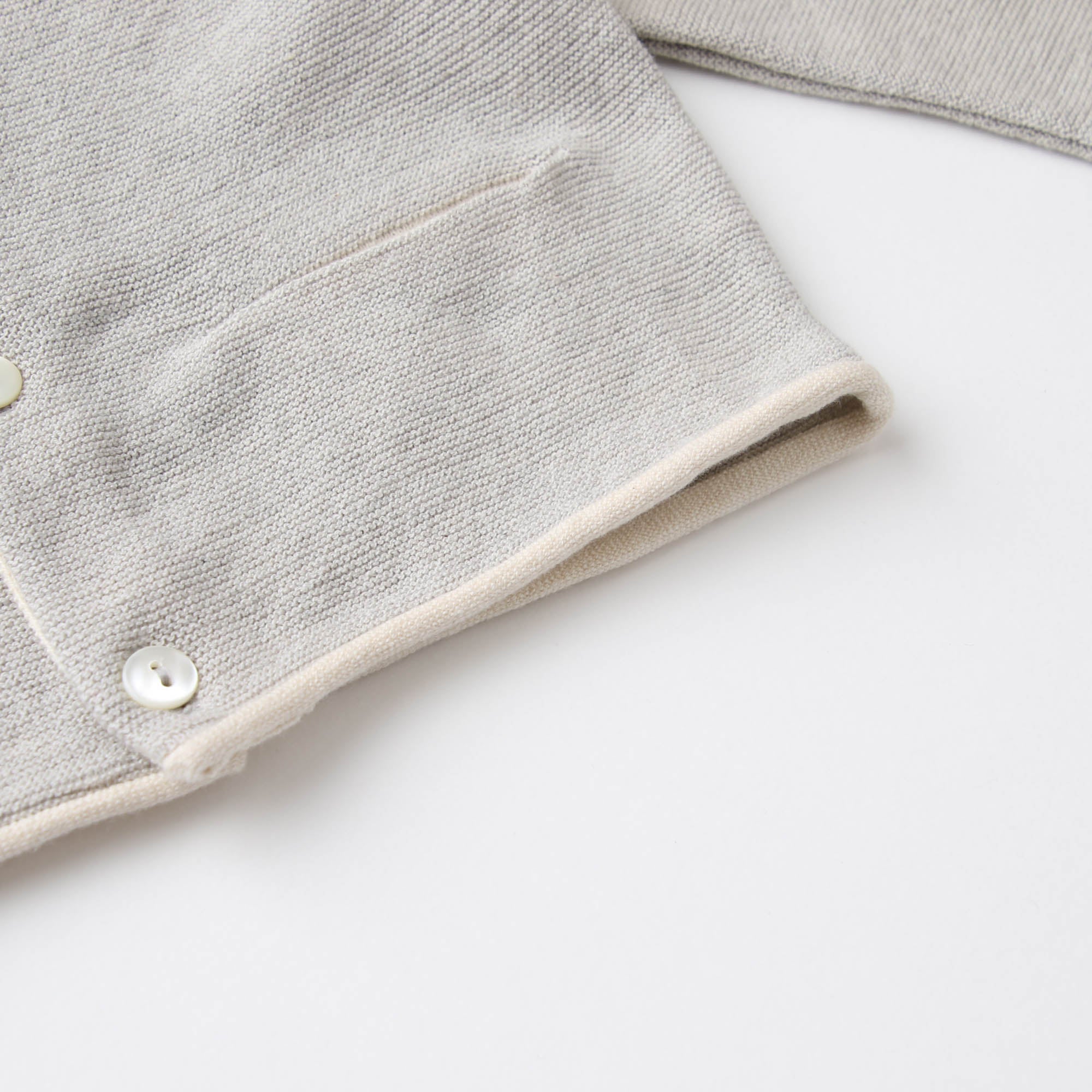 縁どりくるんカーディガン(古色)