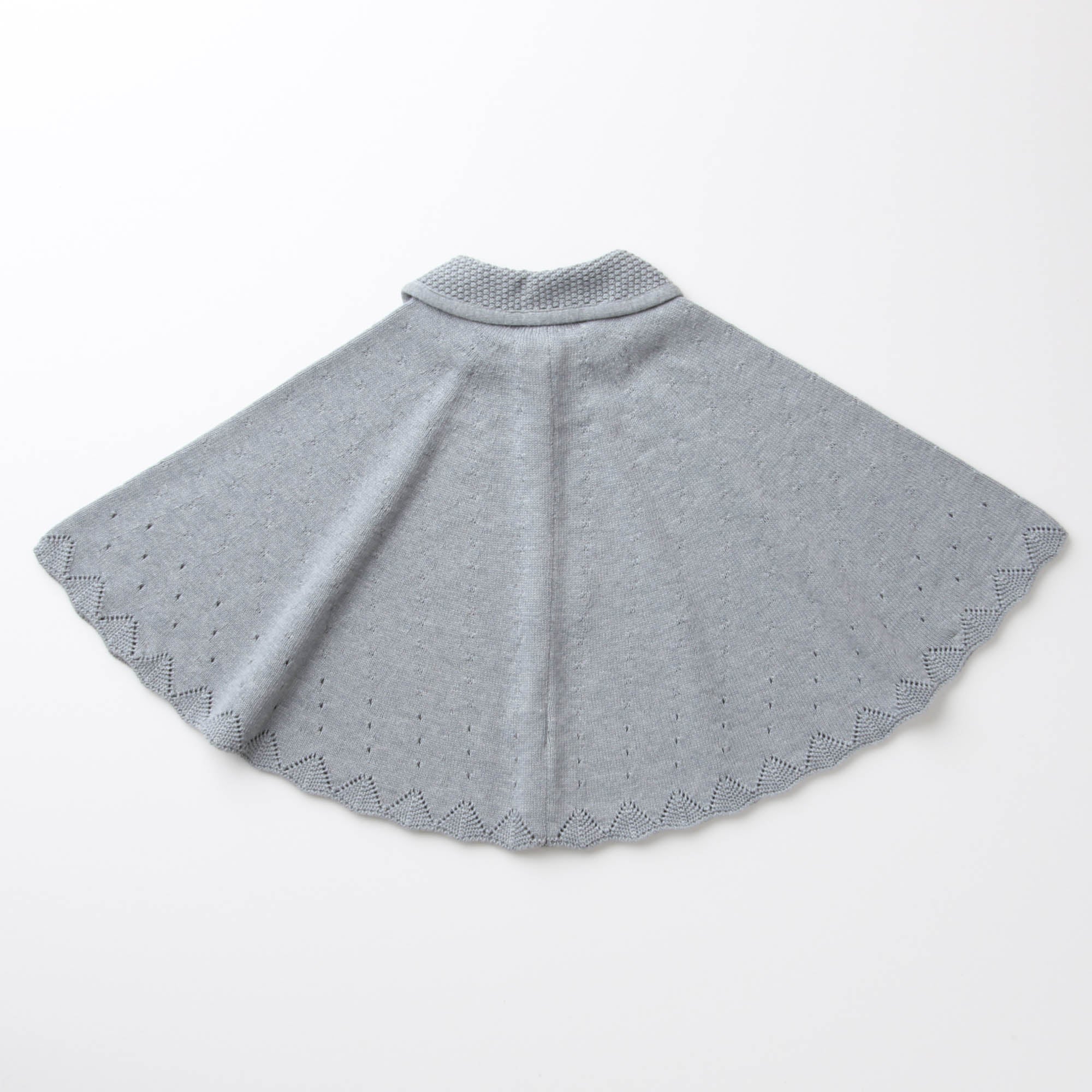 衿付き一重ケープ(紺青)