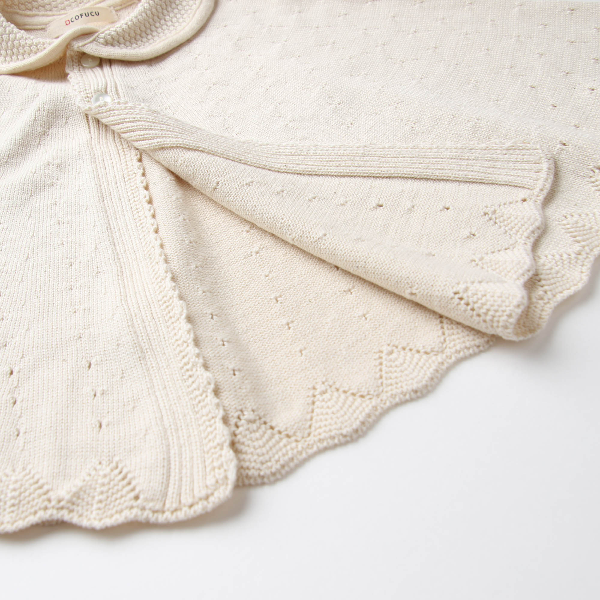 衿付き一重ケープ(生成)