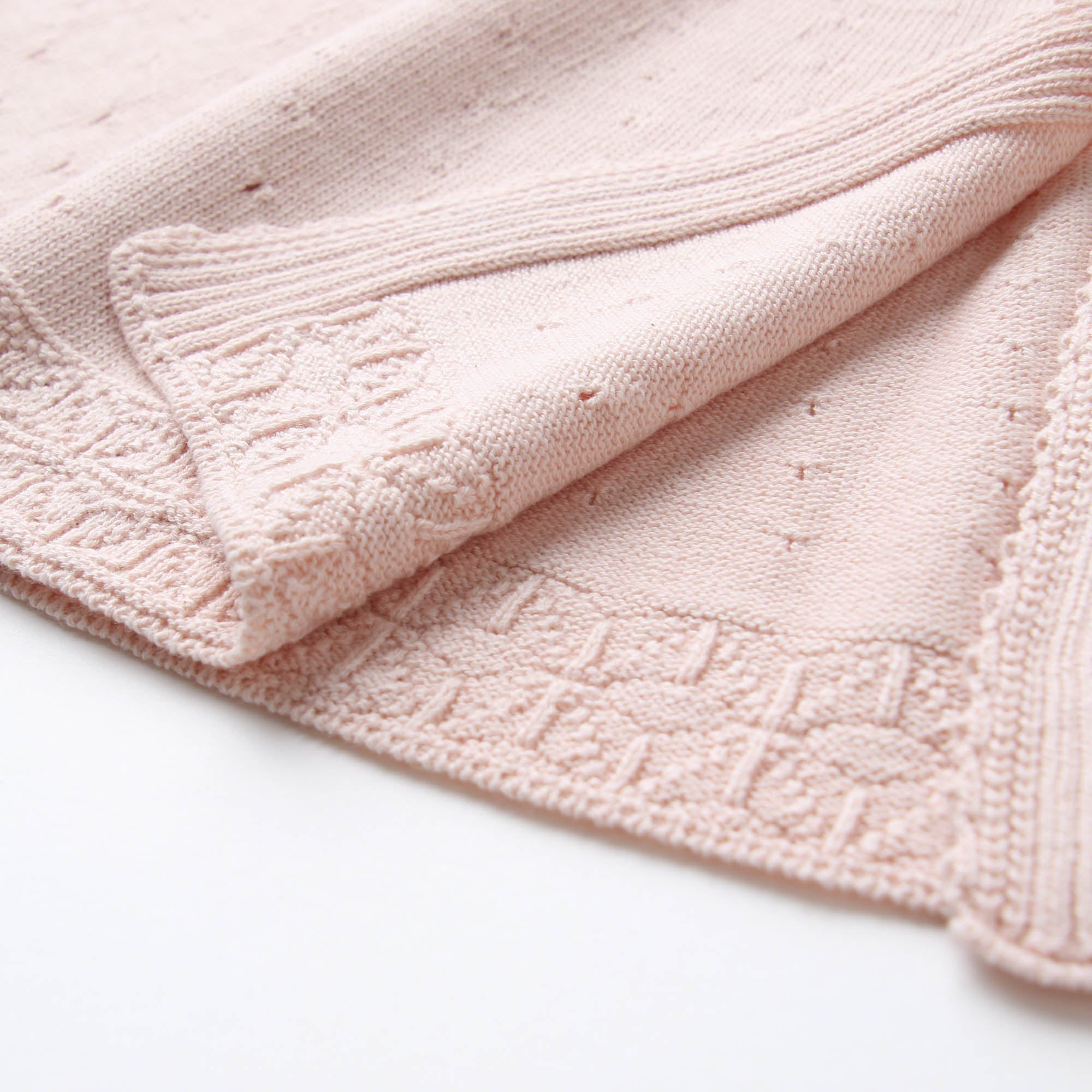 麻の葉柄マント(さくらねずみ)