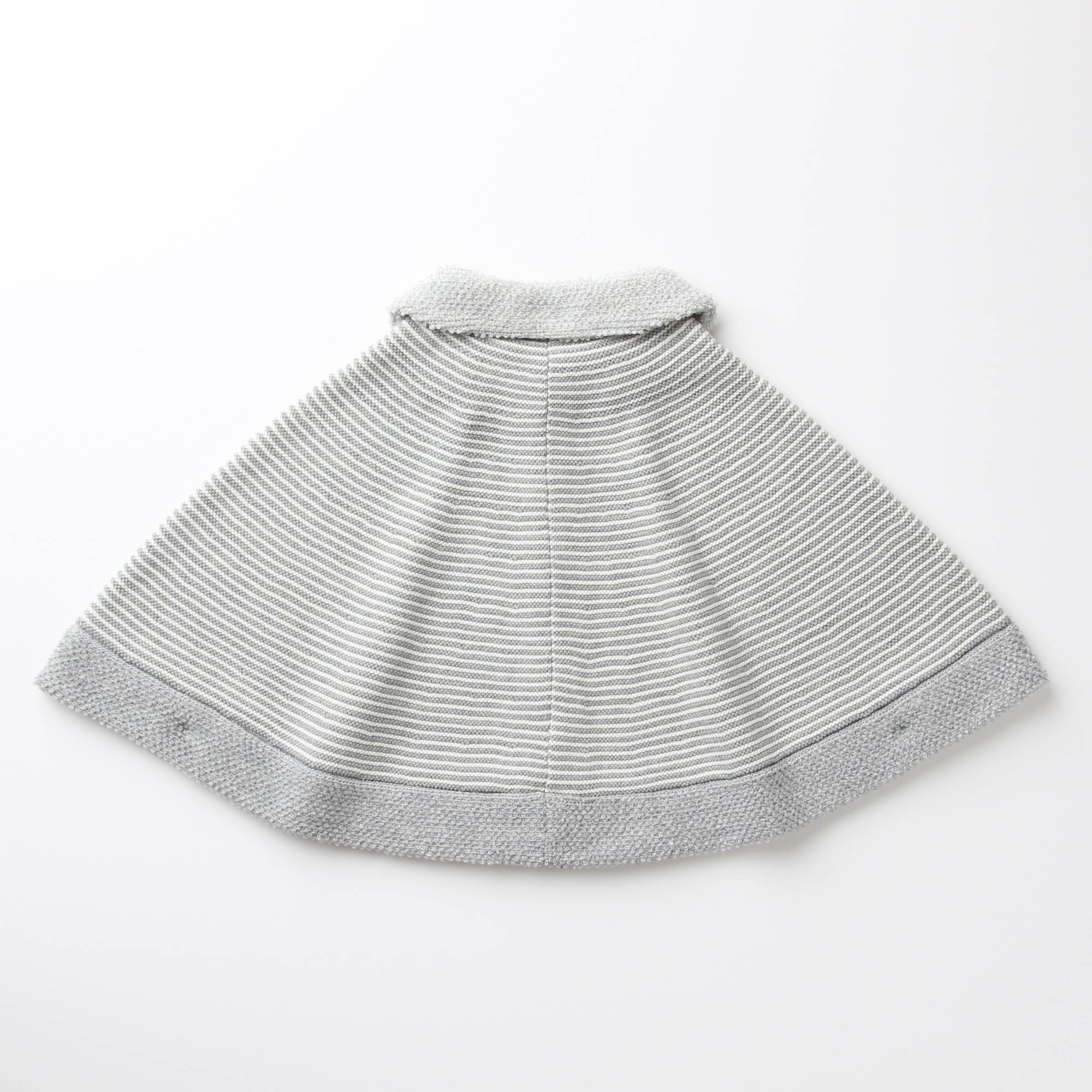 ウインザーオパールケープ(オフ白×グレー)