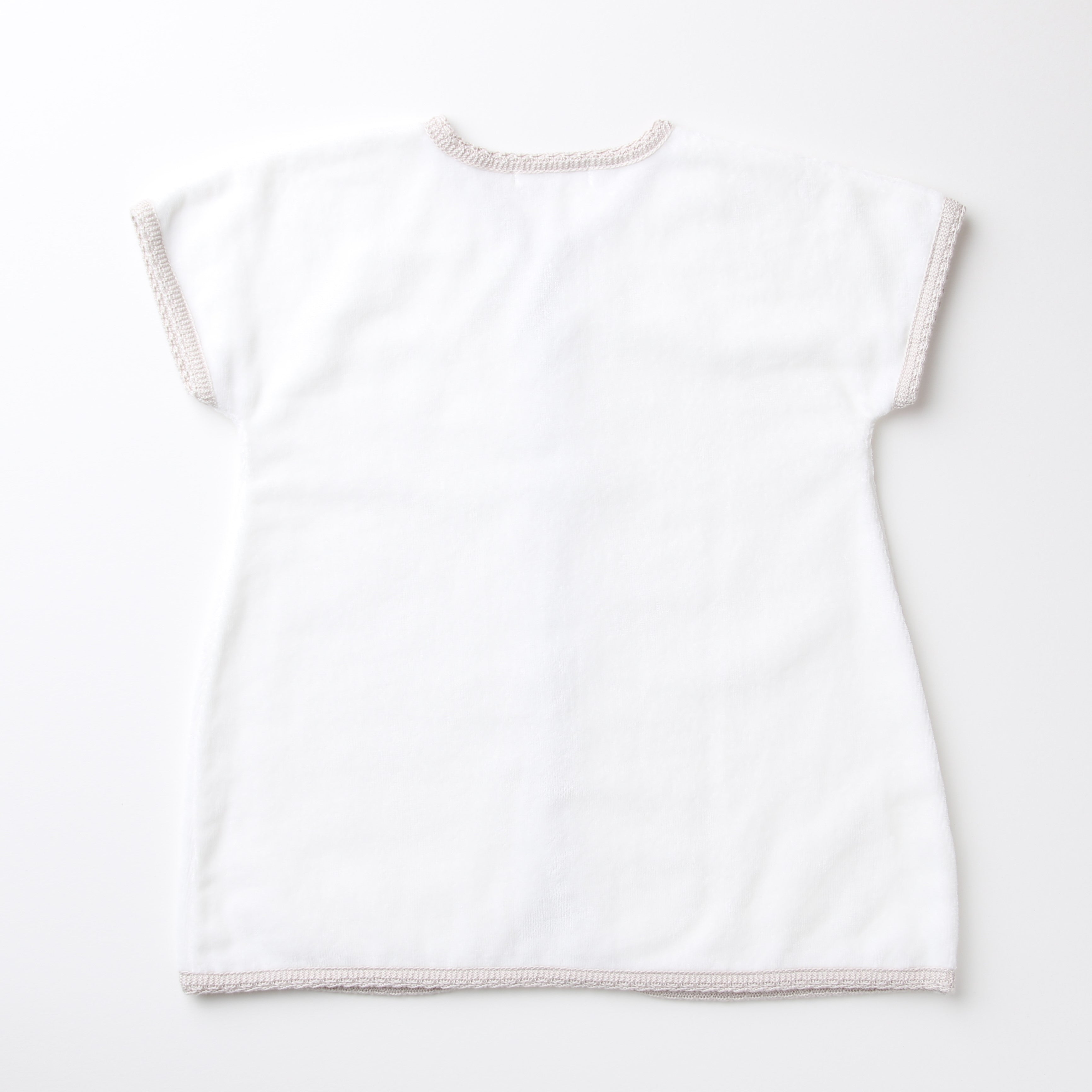 長く使えるふんわりベビーバスローブ