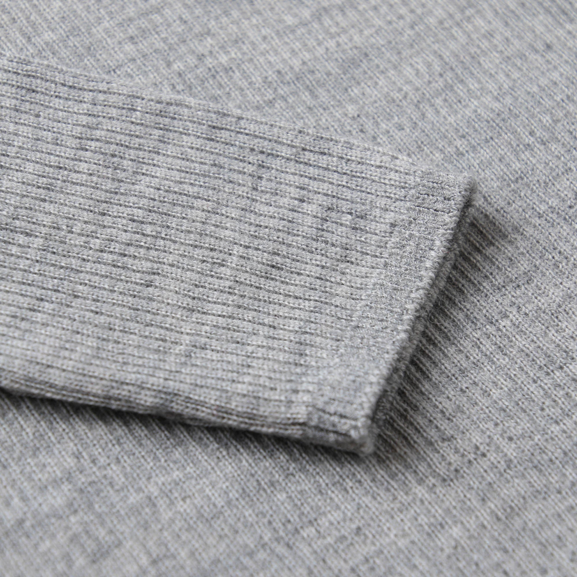 タートルネック リブニット 大人(グレー)