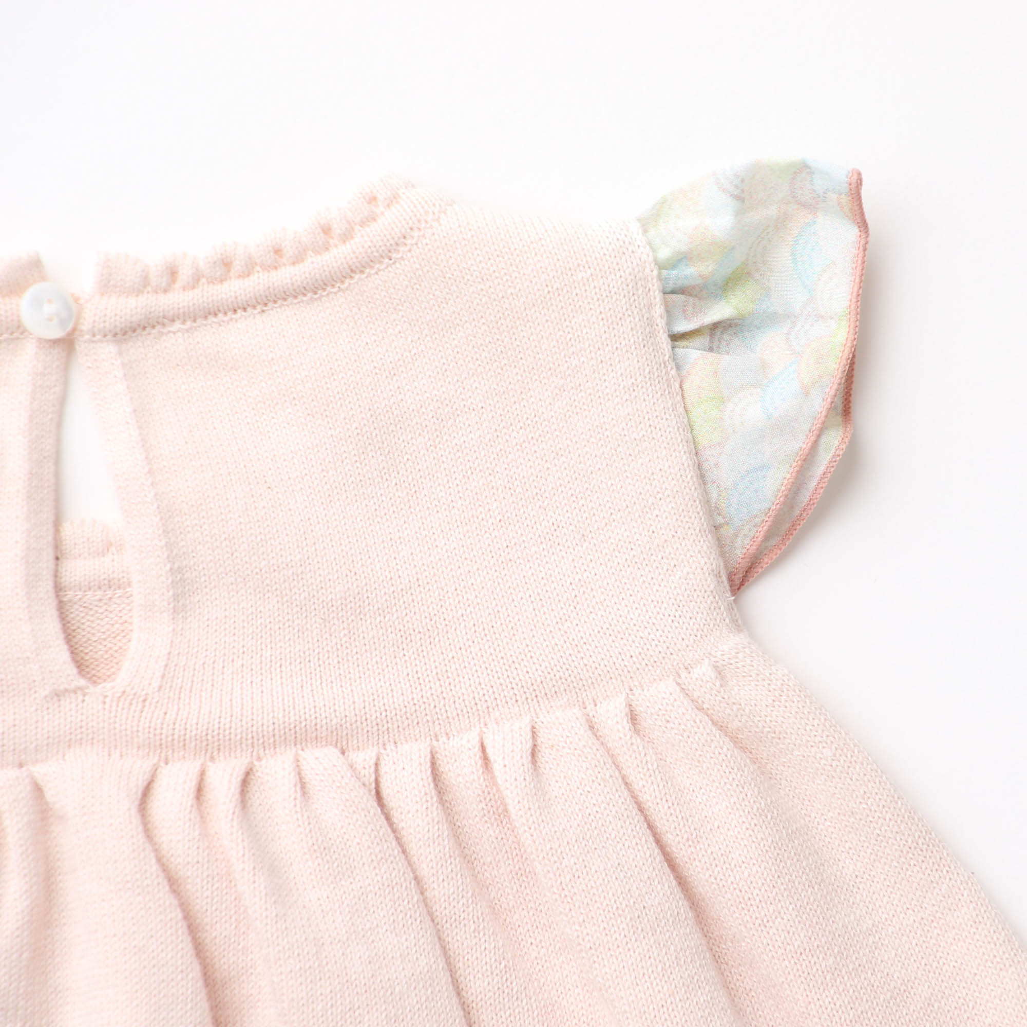 青海波ワンピース(さくらねずみ)