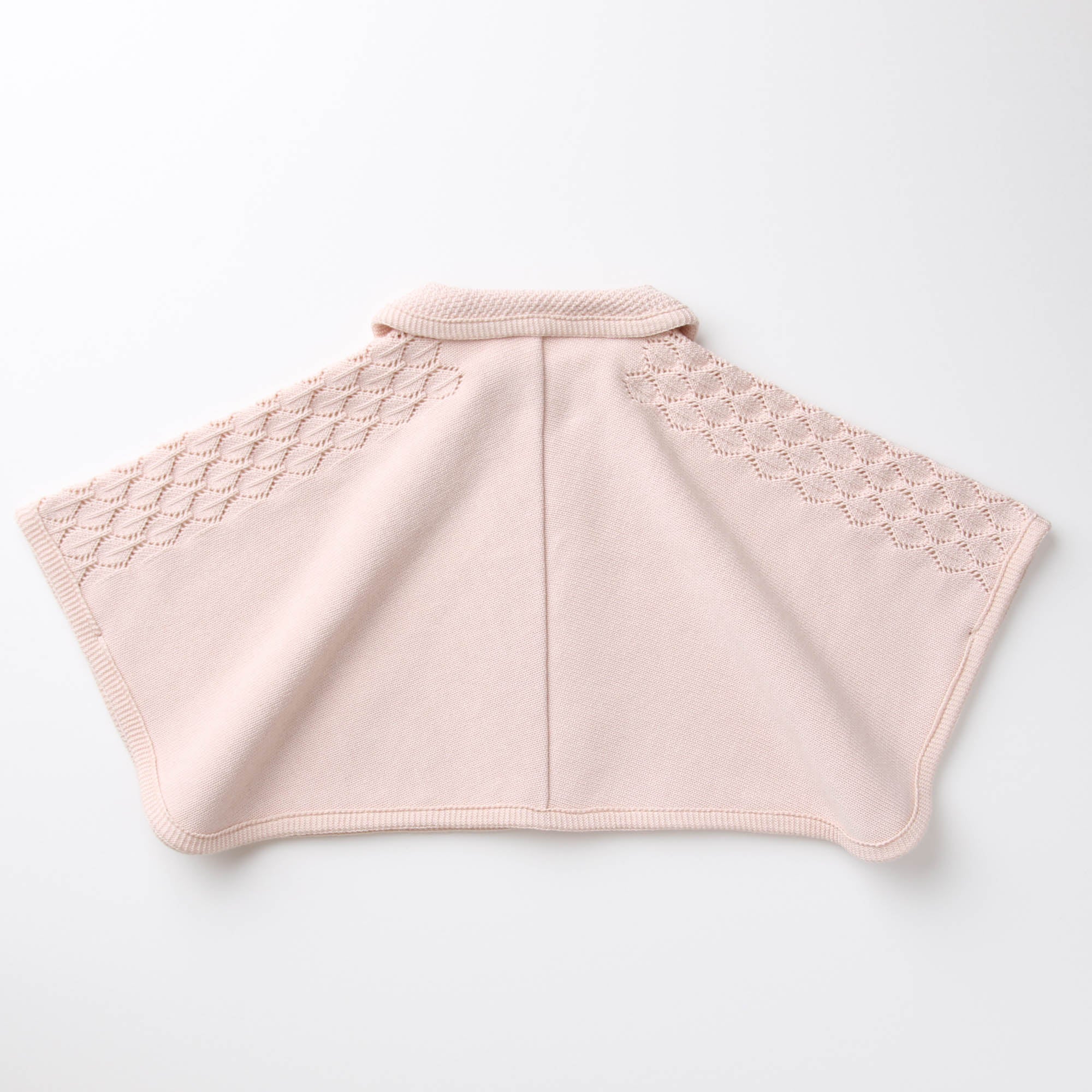 衿付きケープ(さくらねずみ)