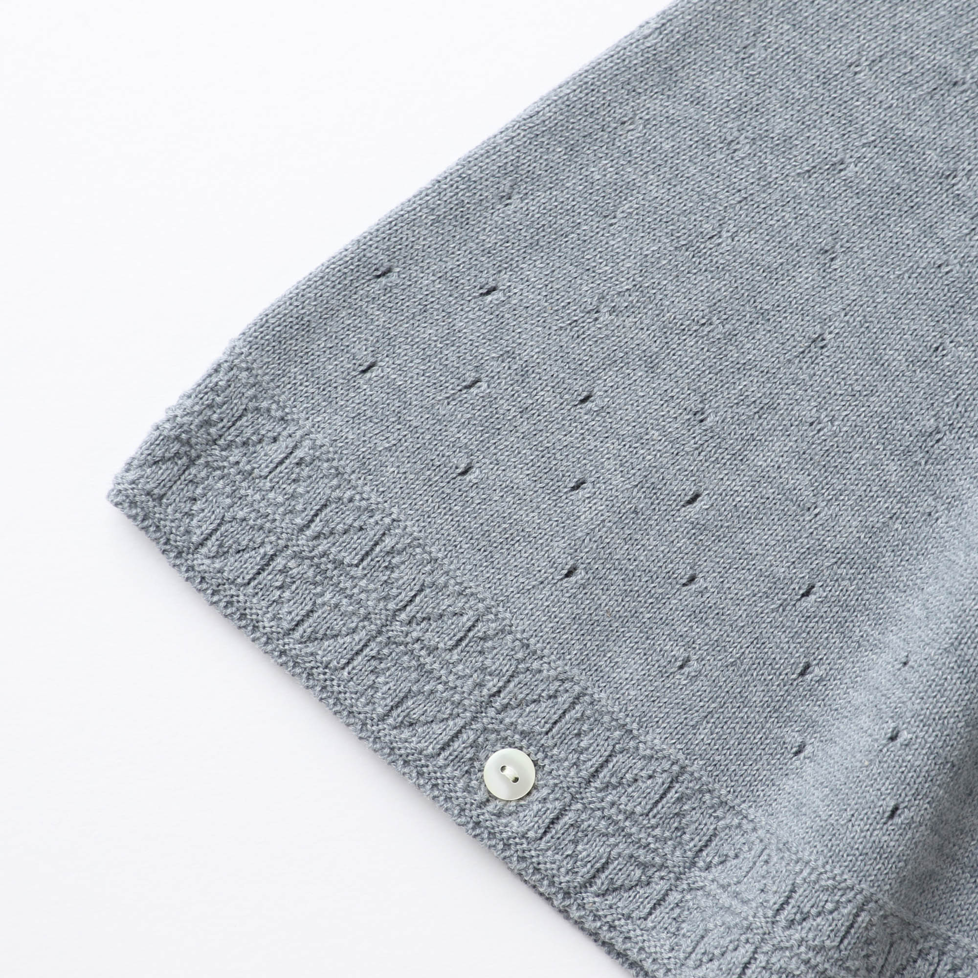 麻の葉柄マント(紺青)