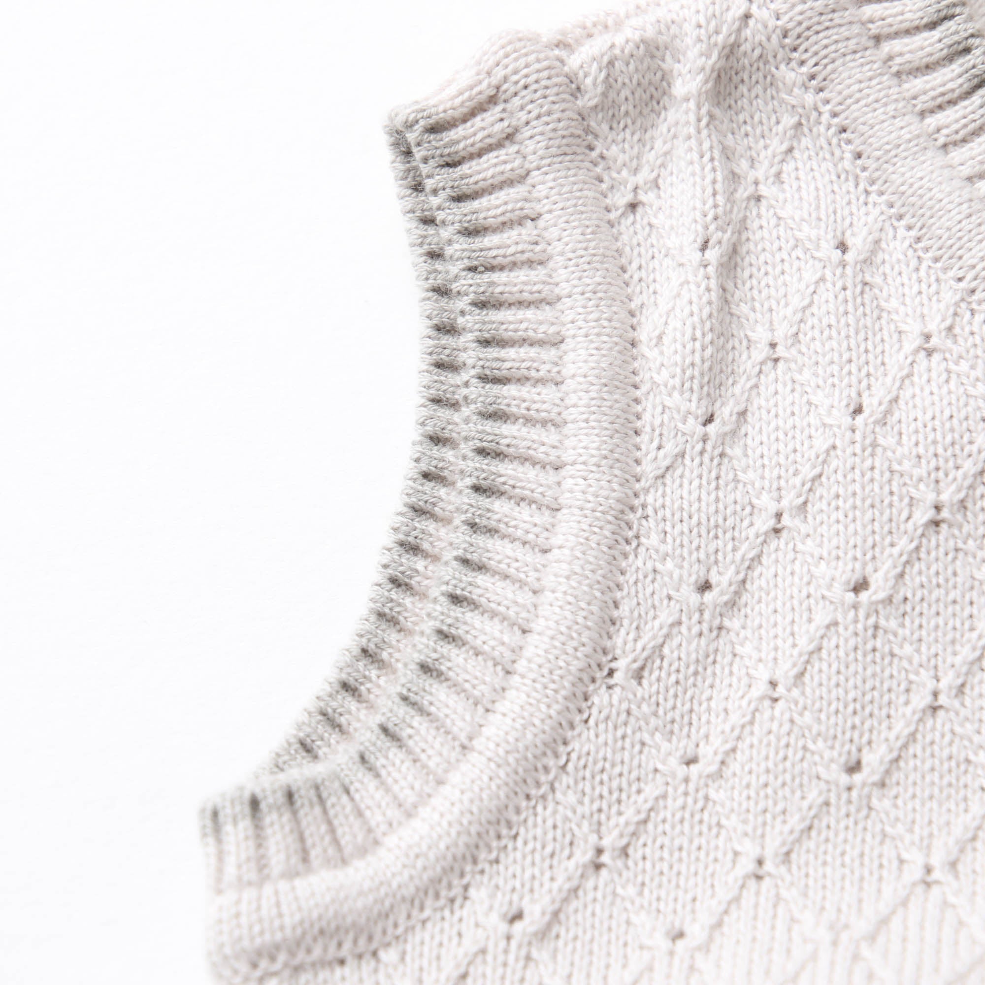 スモッキングロンパース(フェザーグレー)