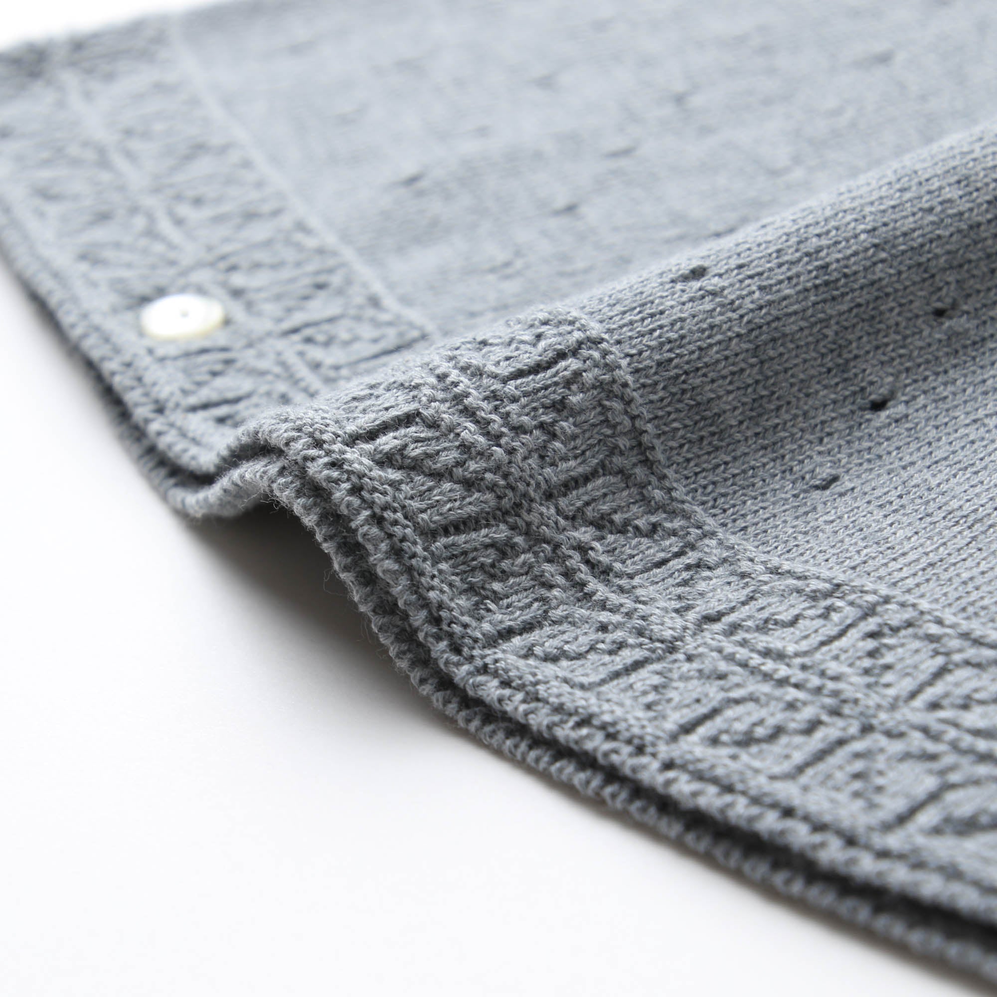 麻の葉柄マント(紺青)