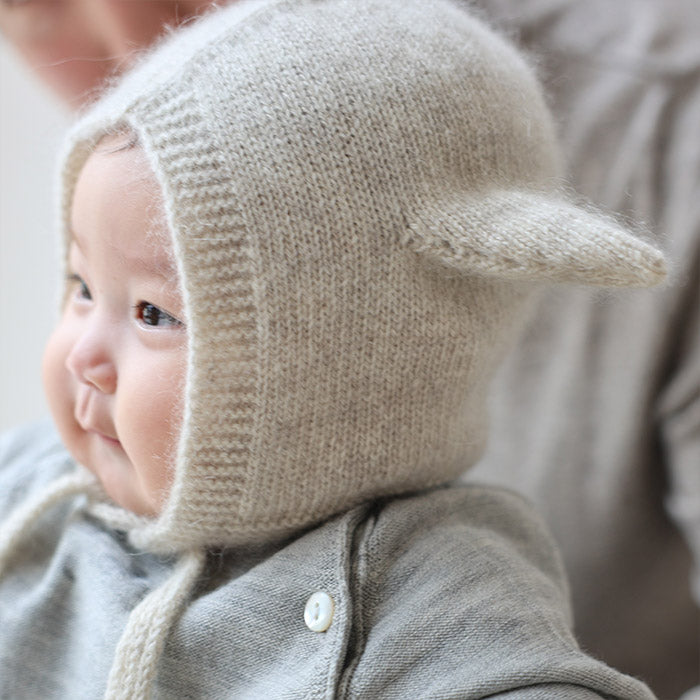 こひつじ　帽子とブーティのセット