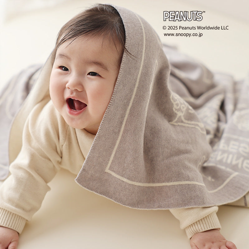 PEANUTS オーガニックコットンアフガン コミック