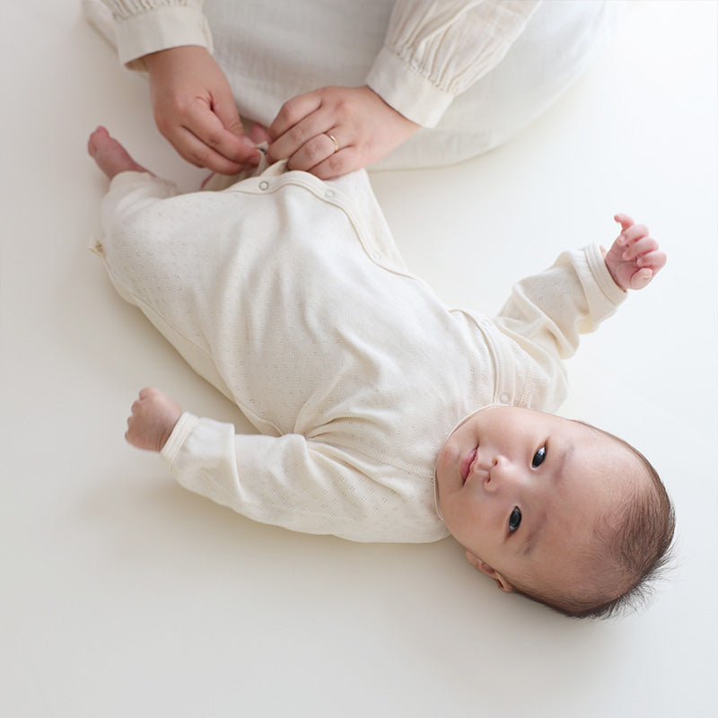新生児 薄手カバーオール