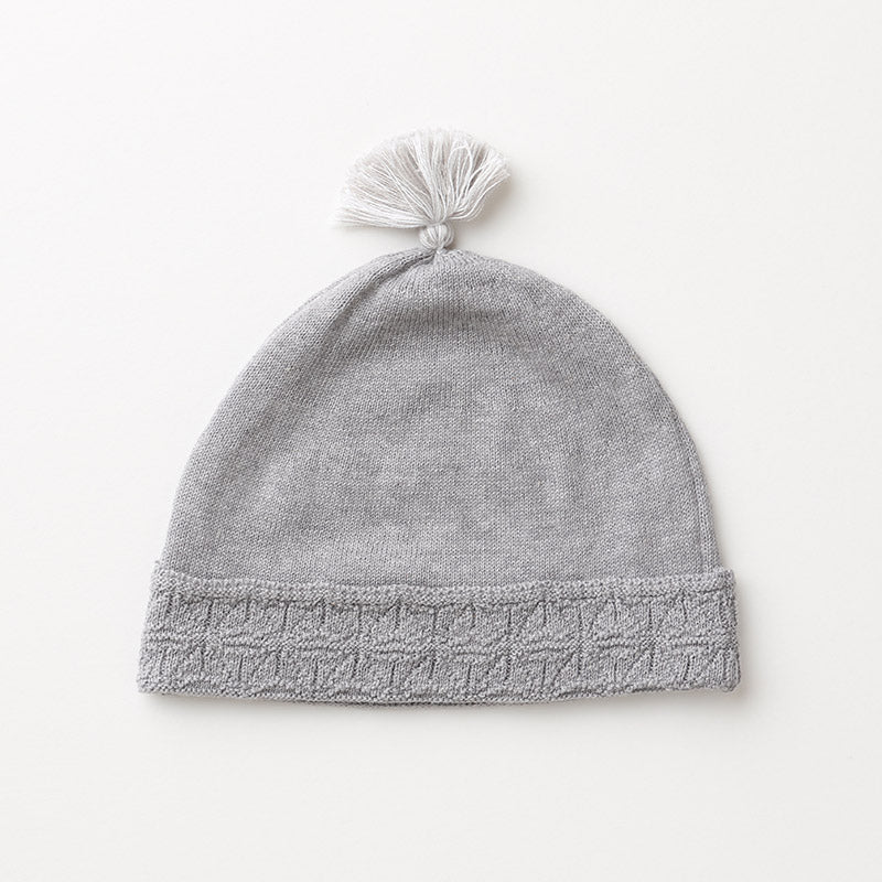 麻の葉柄帽子（はとばねずみ）