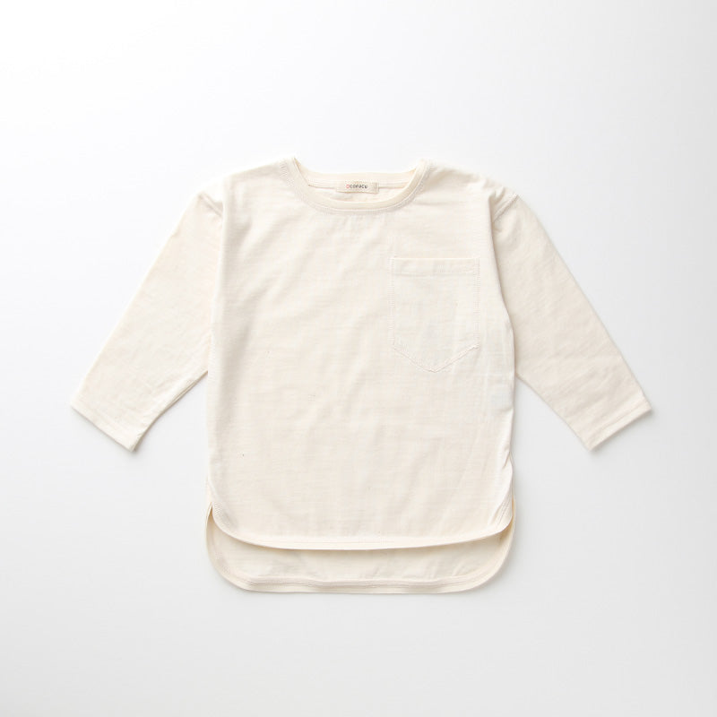 オーガニックコットン長袖Tシャツ