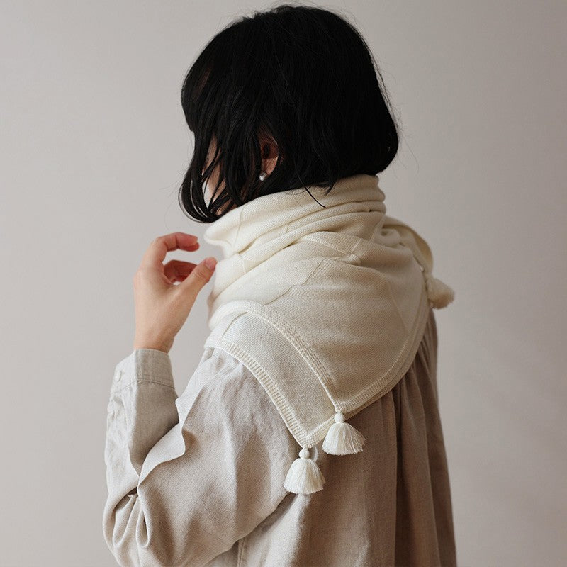 黄金比カシミヤ＆シルクブレンドギフトセット（アイボリー）